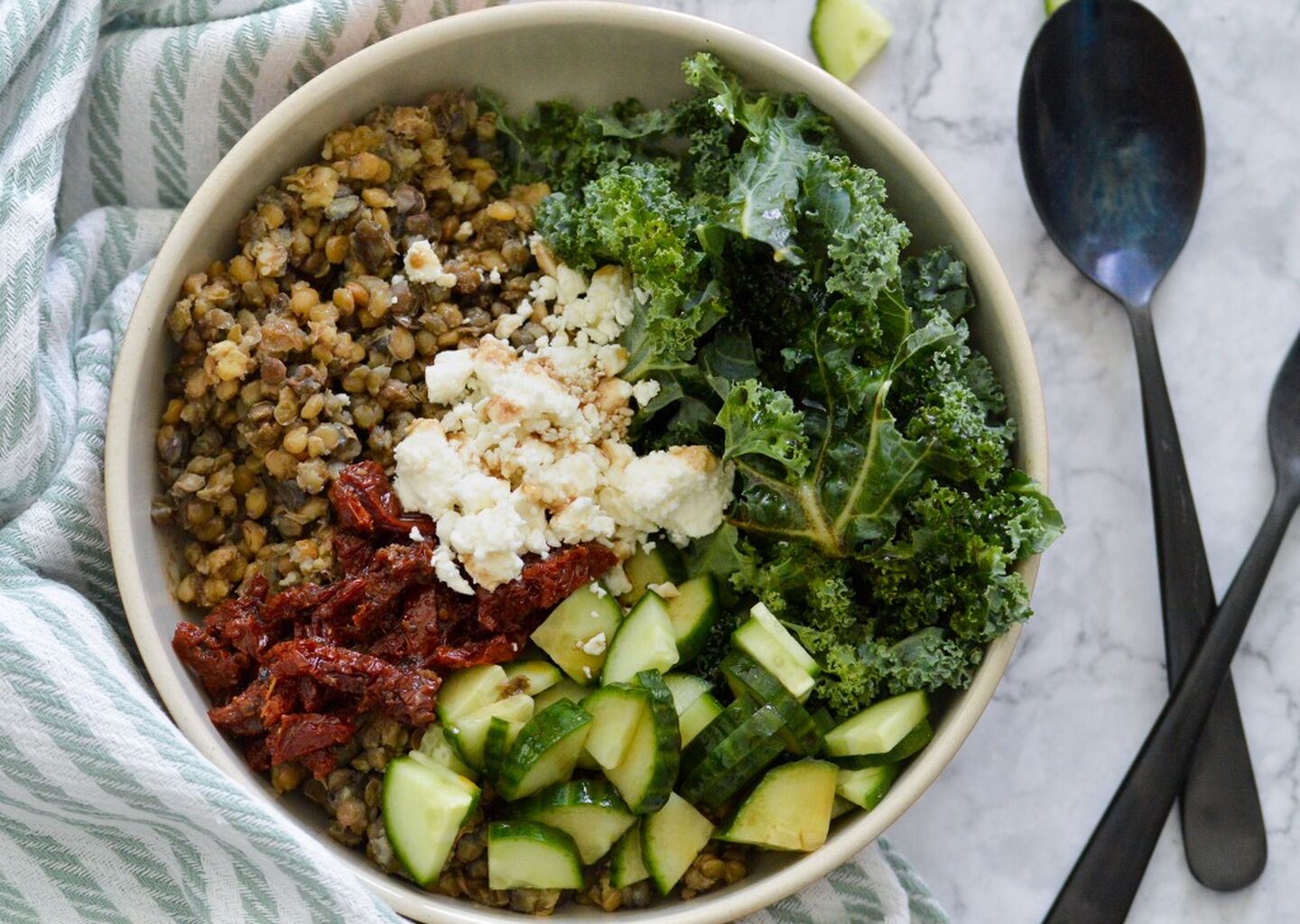 Lentil & Sun Dried Tomato Bowl