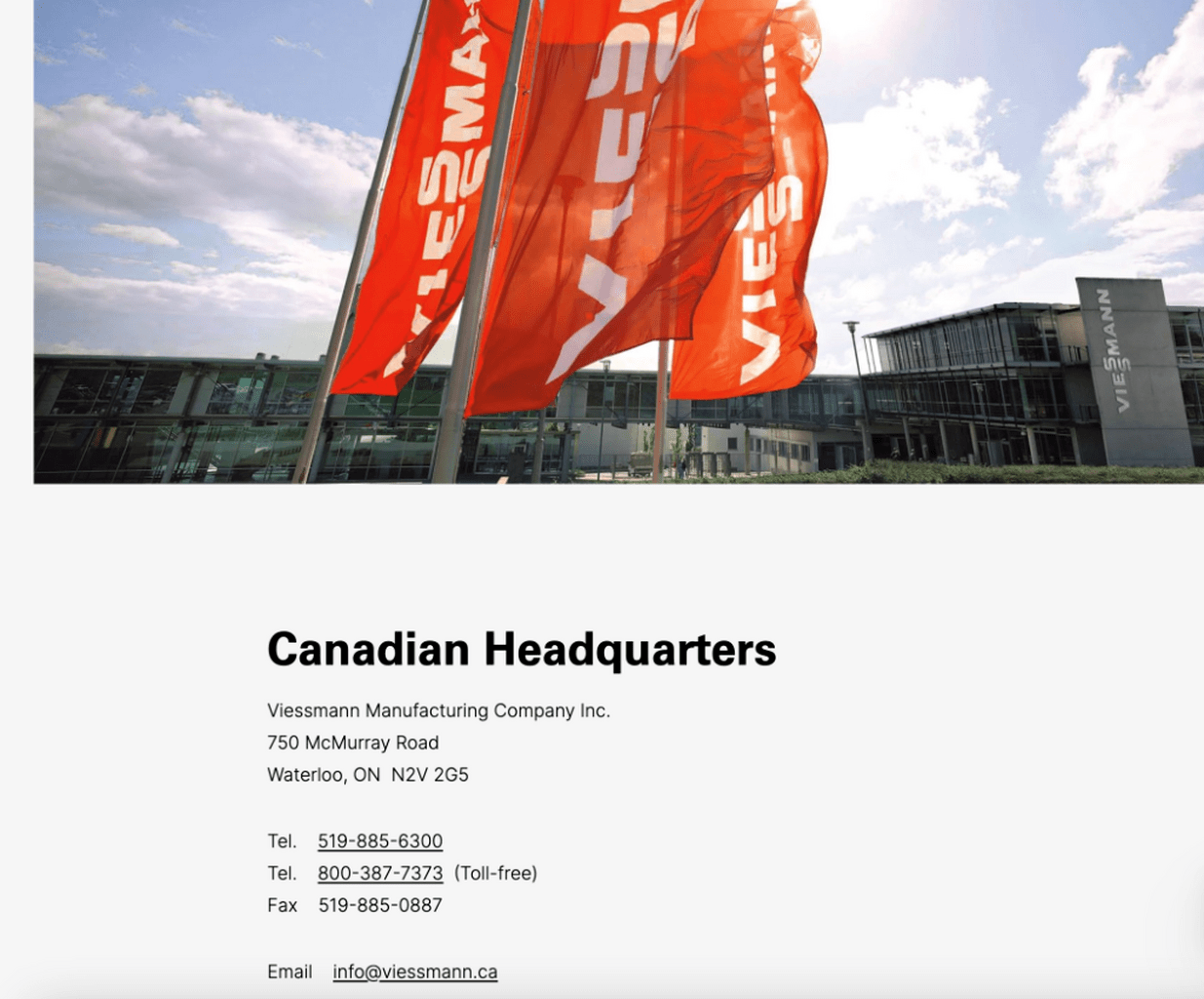 Viessmann Website