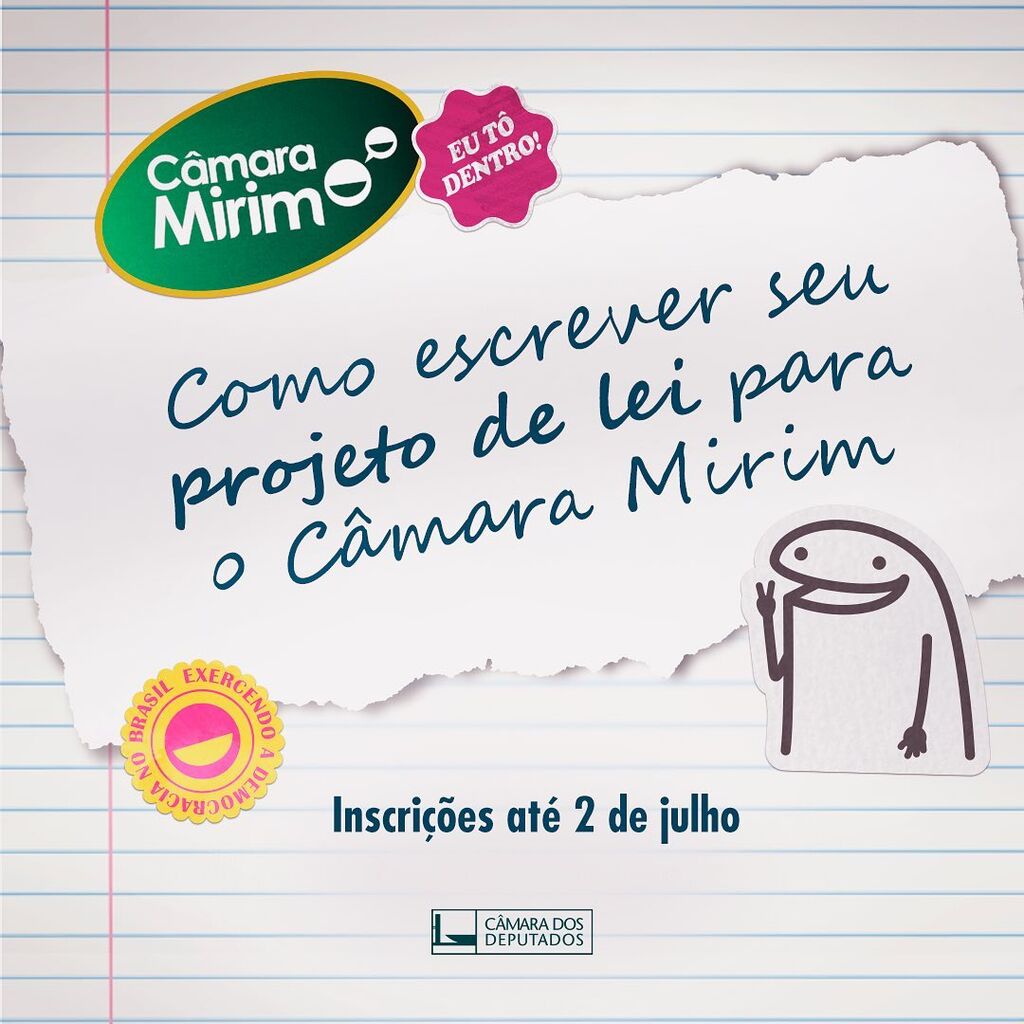 Como escrever seu projeto de lei para o C&acirc;mara Mirim