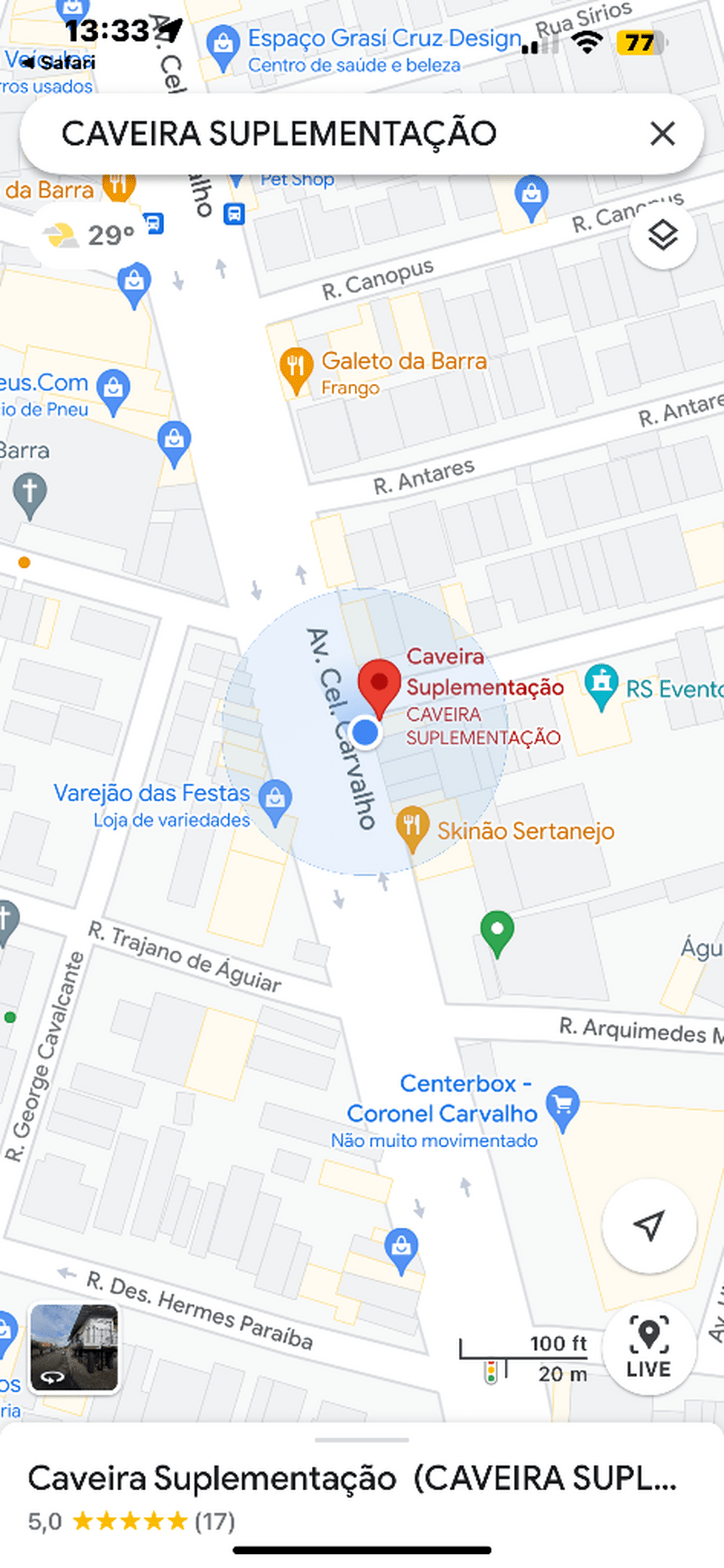 Como chegar na Caveira Suplementa&ccedil;&atilde;o | MATRIZ BARRA DO CEAR&Aacute; 