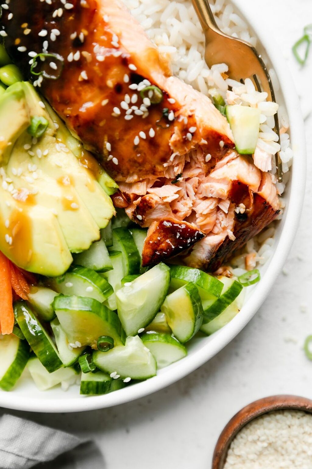 Teriyaki Salmon Bowl (Post for Meal Plan)