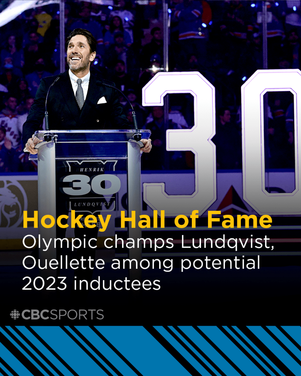 Olympic champs Lundqvist, Ouellette among 2023 Hockey Hall of Fame candidates