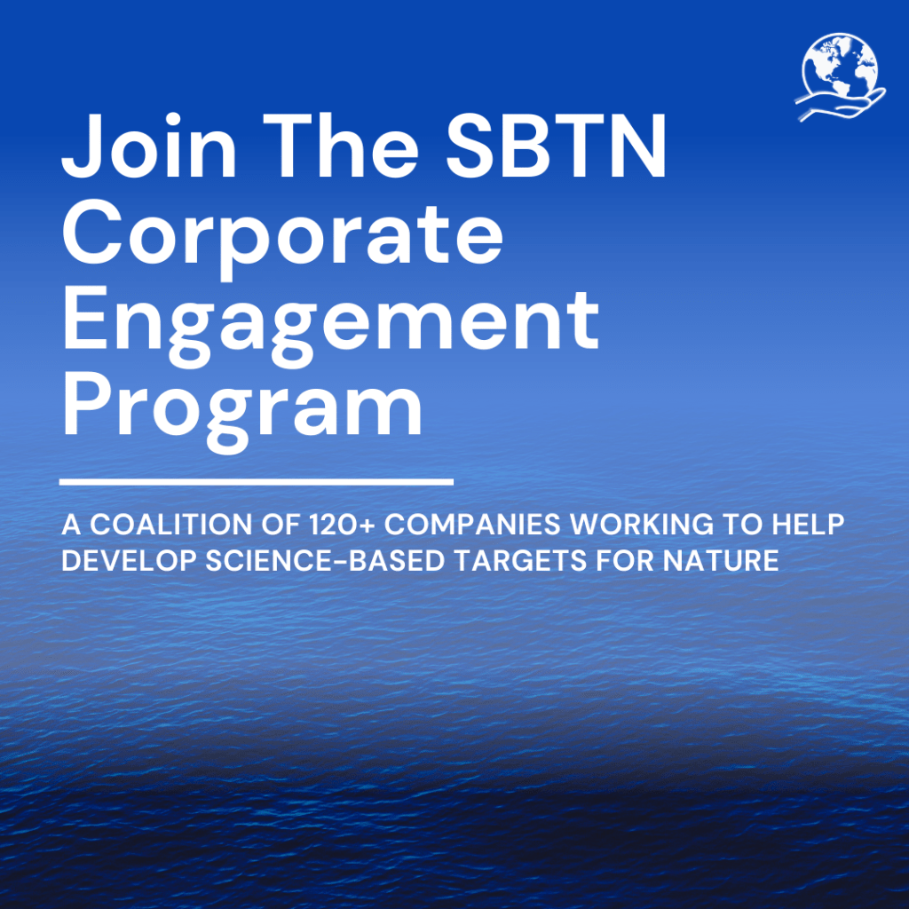 Join our Corporate Engagement Program &ndash; Science Based Targets Network