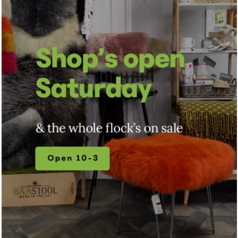 Shop's open Saturday