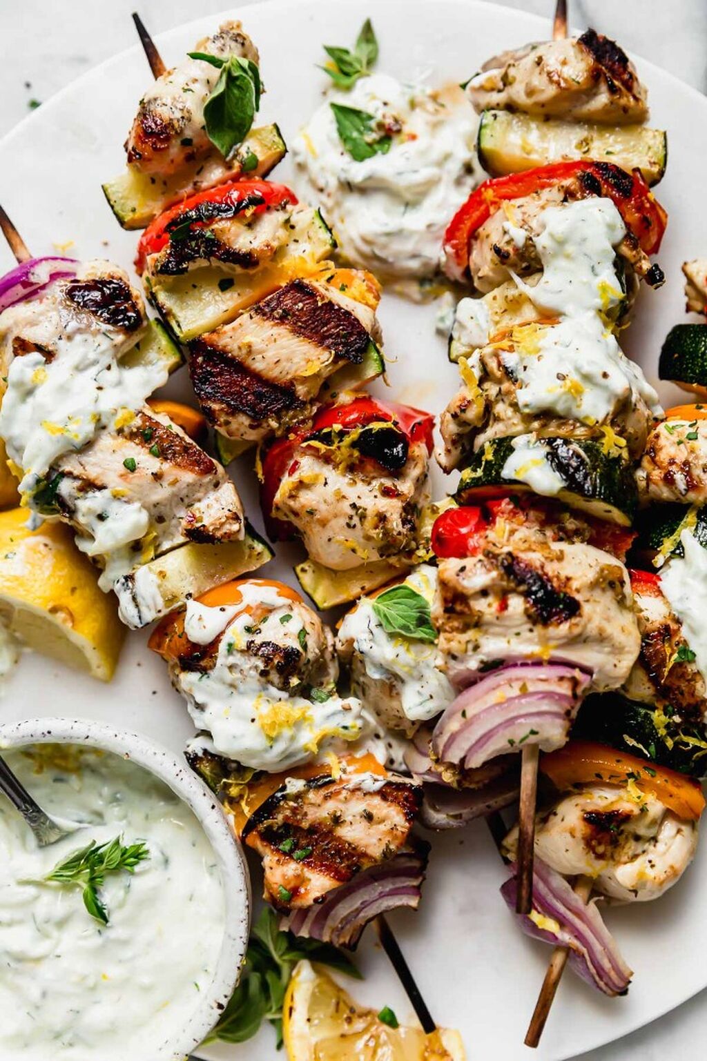 Greek Chicken Kebabs (meal plan recipe)