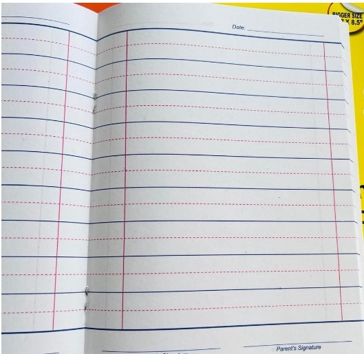 Notebook for Kinder to Grade 3 - Big Size