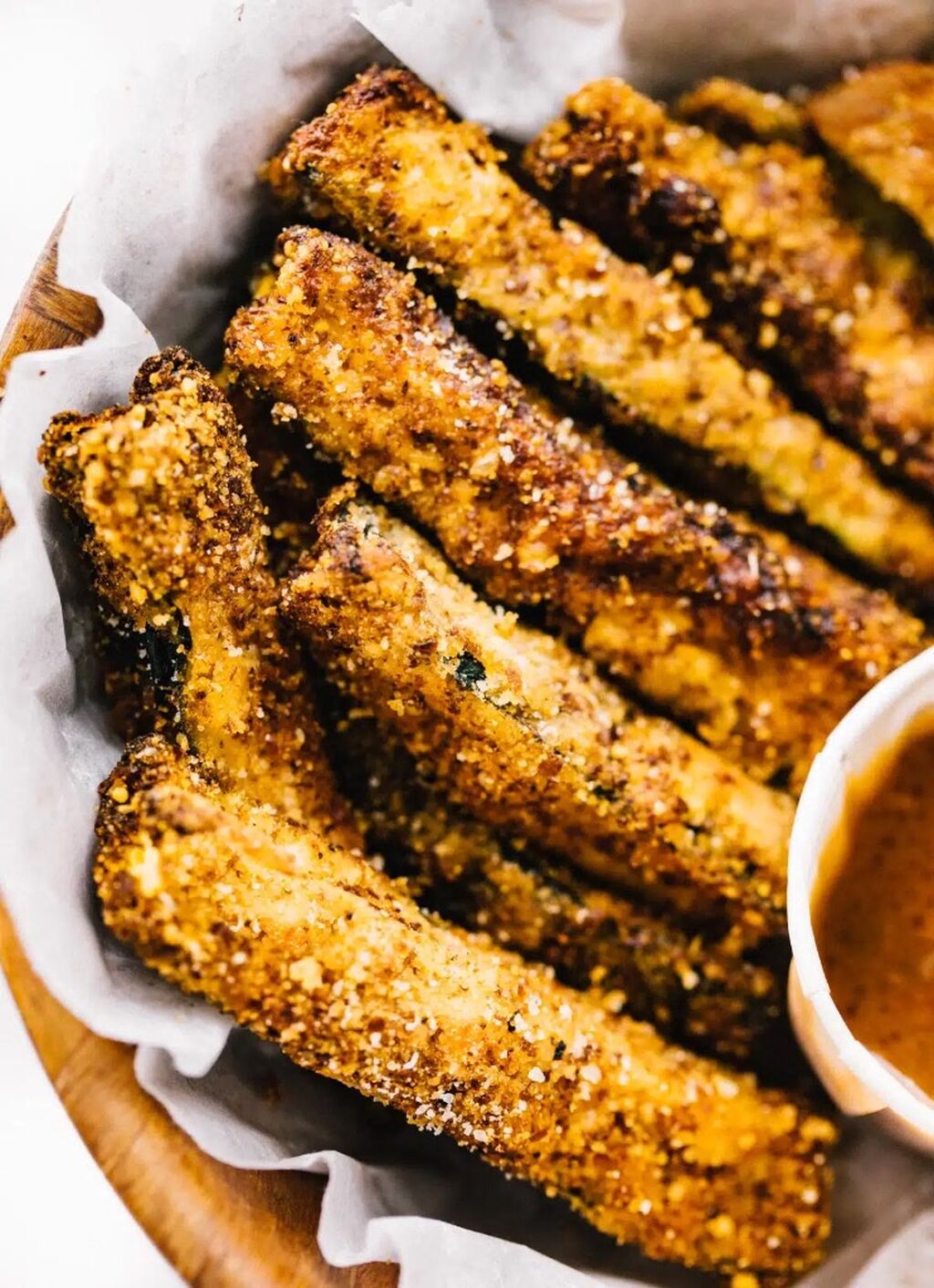 Air fryer zucchini fries 