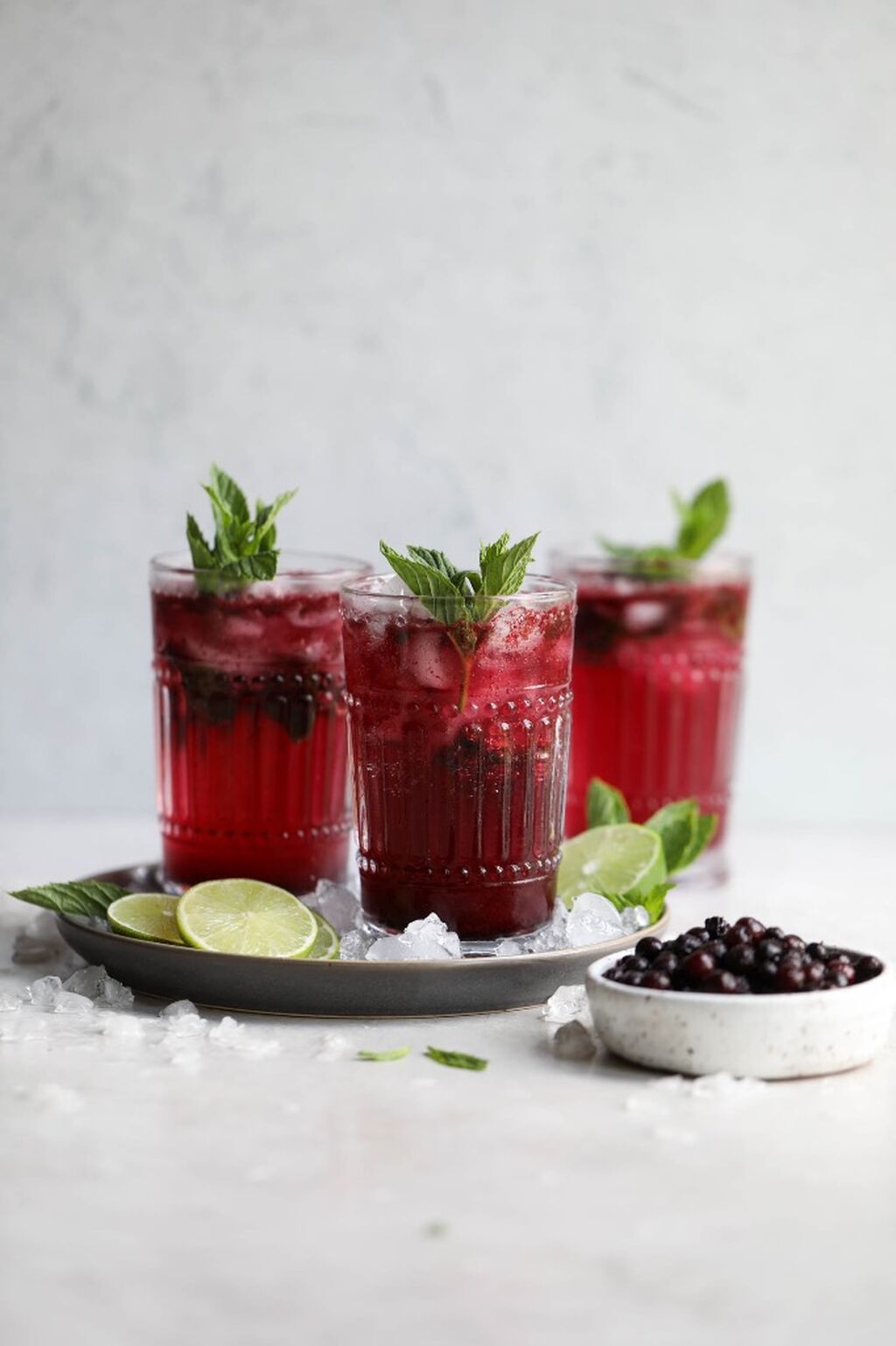Wild Blueberry Mojitos 
