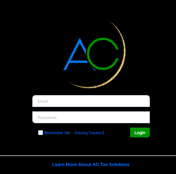 AC Tax Solutions Client Portal Enrollment 