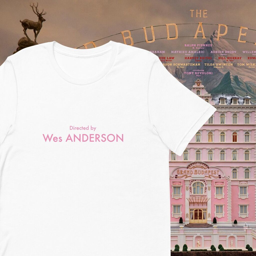 Directed by Wes Anderson in Budapest Pink - Asteroid City