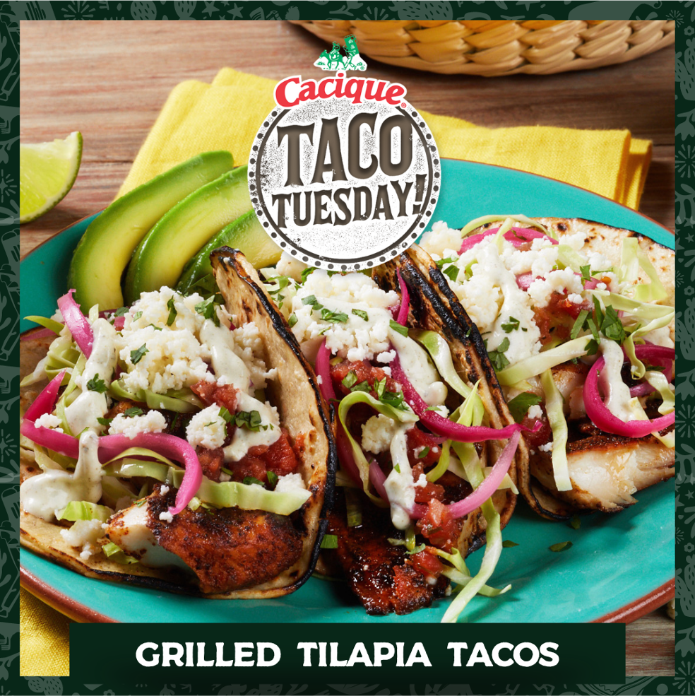 Taco Tuesday: Grilled Tilapia Tacos