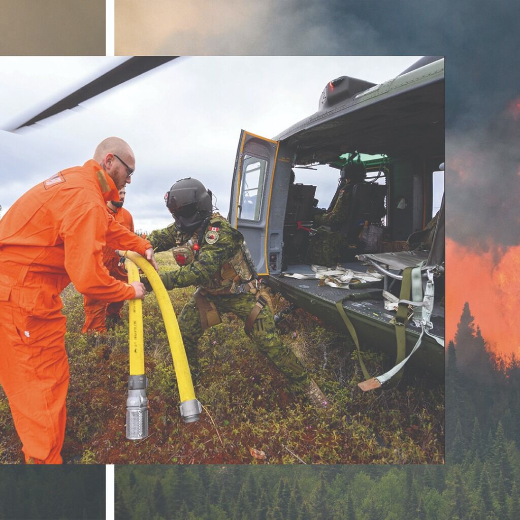 Sa mission : documenter les feux de for&ecirc;t