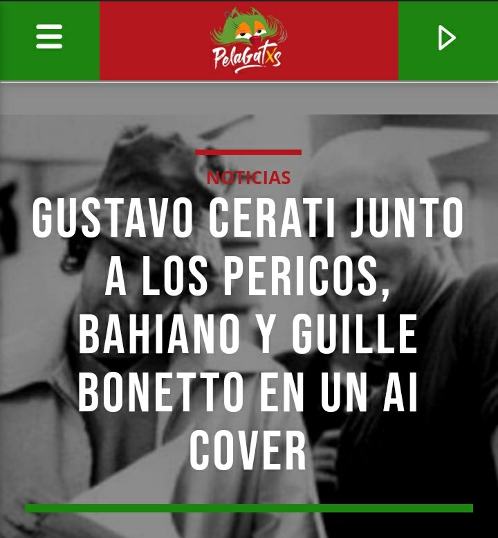 Gustavo Cerati junto a Los Pericos, Bahiano y Guille Bonetto en un AI Cover