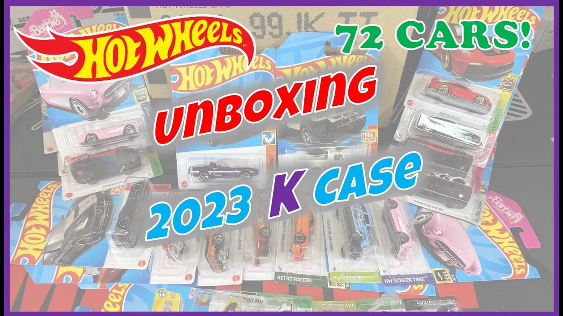 Hot Wheels Unboxing 2023 K Case #porsche  #barbie  #fyp