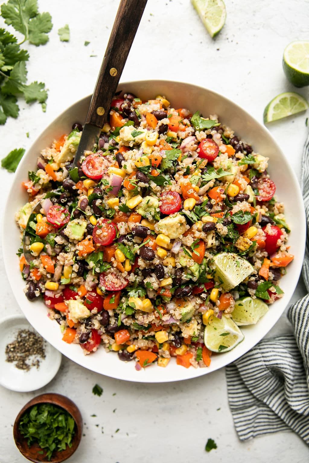 Chili Lime Quinoa Black Bean Salad (Vegan and Gluten Free)