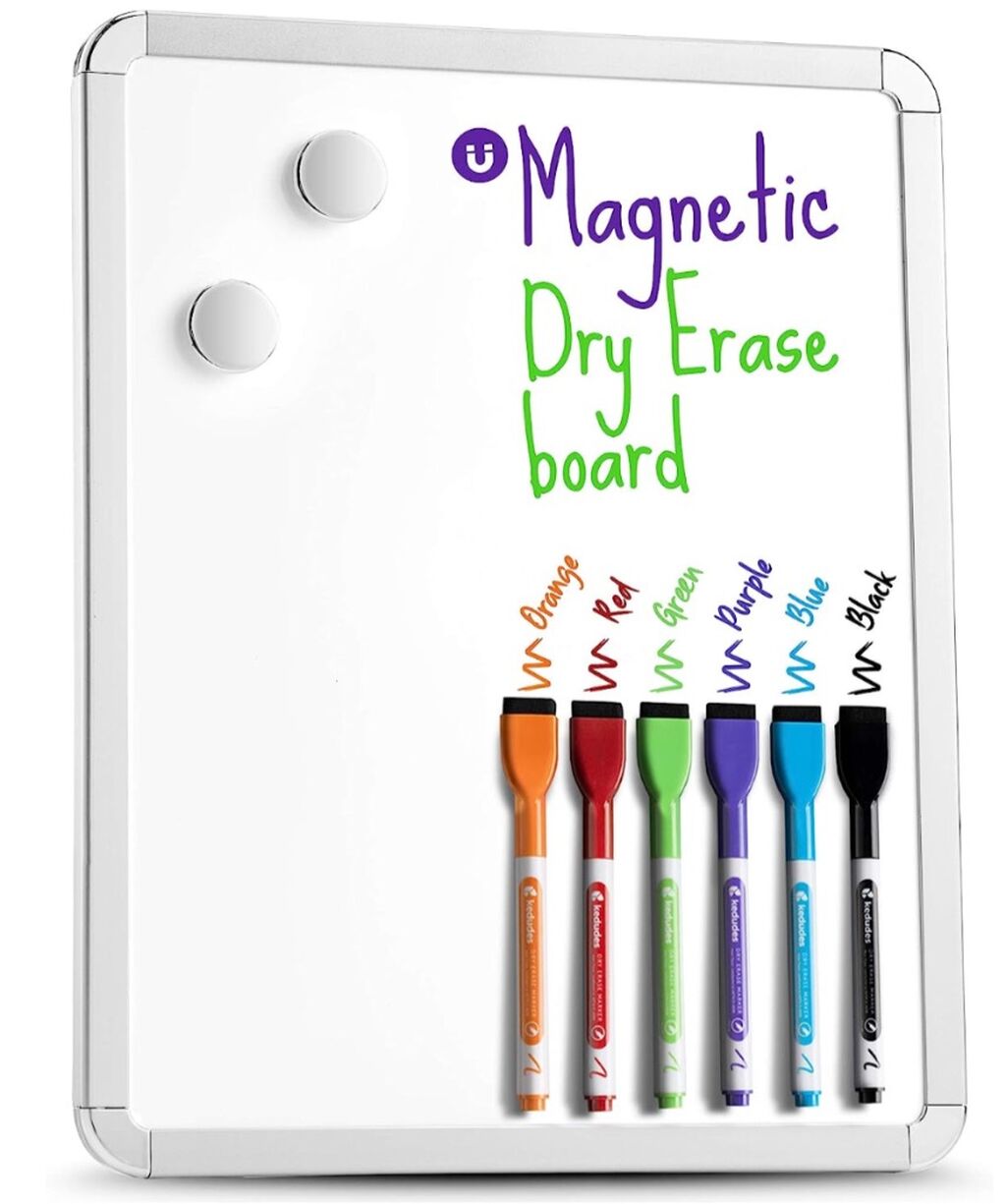 Magnetic Small White Board Dry Erase 11&rsquo;&rsquo;x14&rsquo;&rsquo;  $13 was $18 