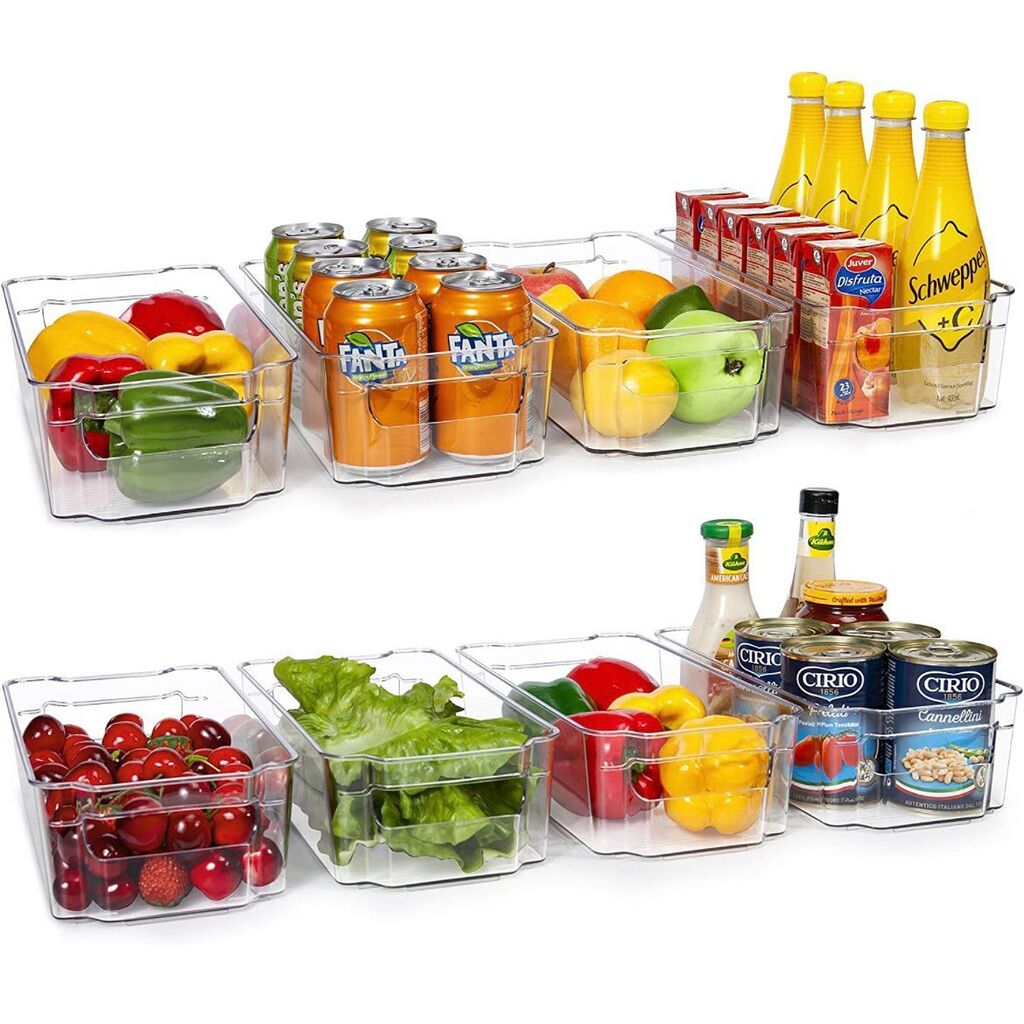 HOOJO Refrigerator Organizer Bins