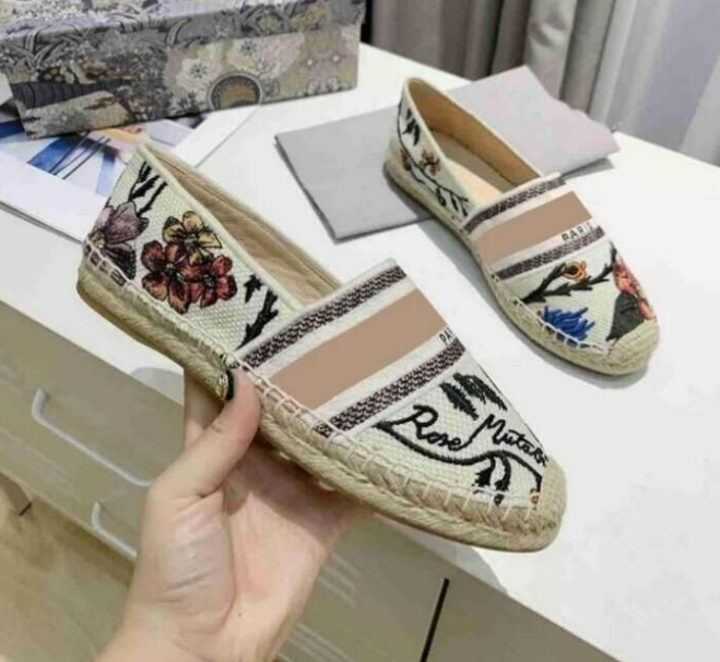 Facsimile Embroidered Espadrilles
