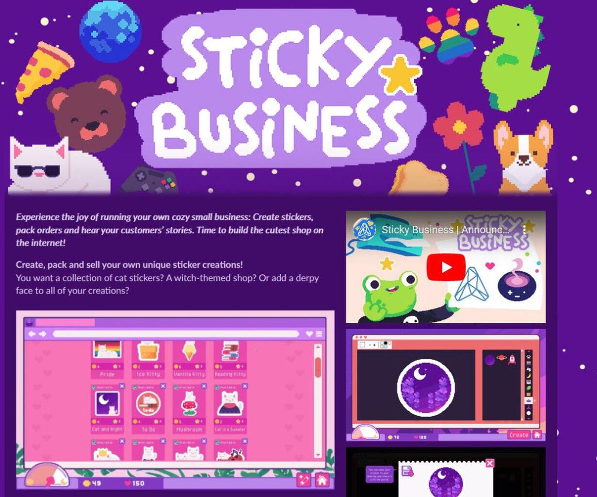 Sticky Business on itch.io