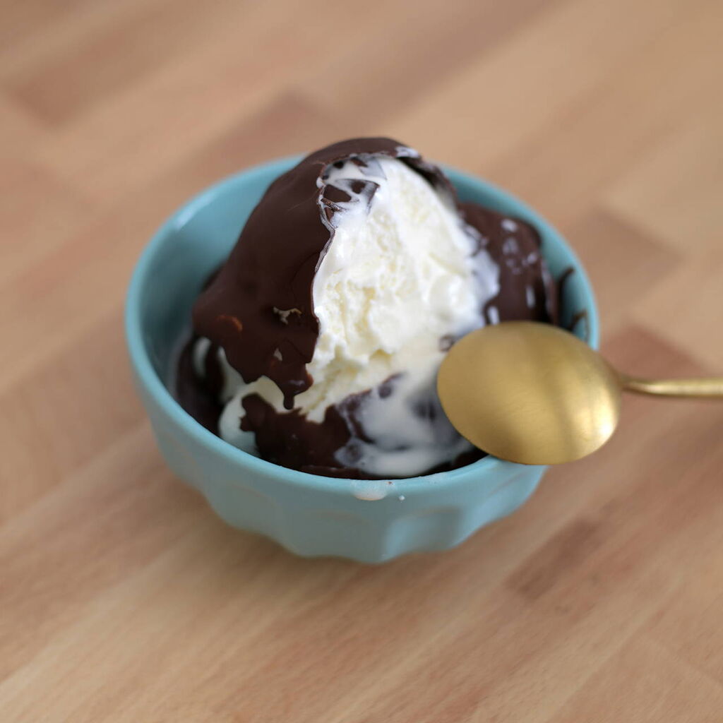 Theo Chocolate Ice Cream Shell