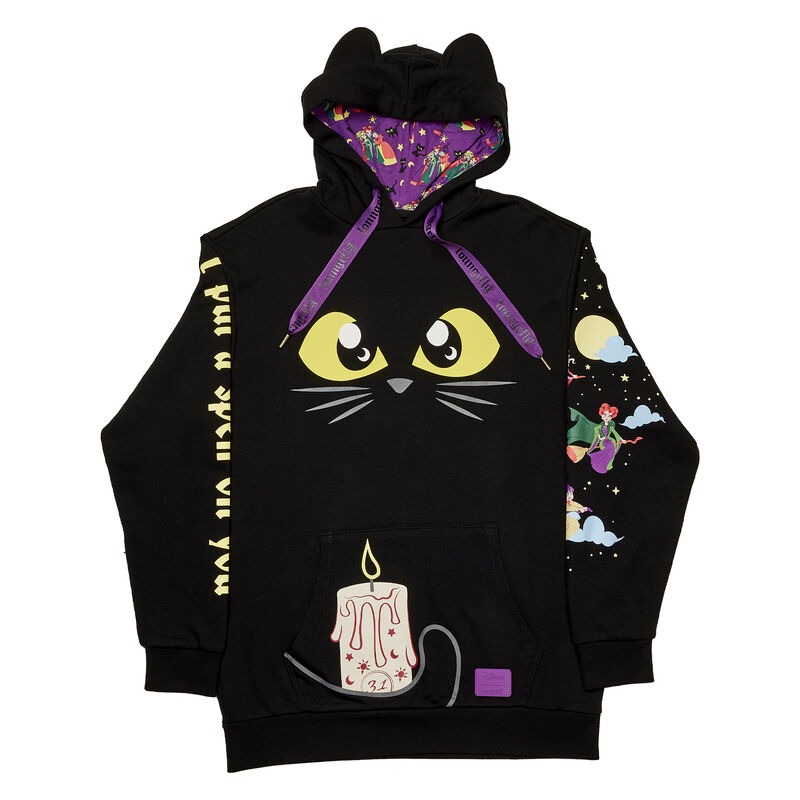 Hocus Pocus Binx Hoodie Loungefly