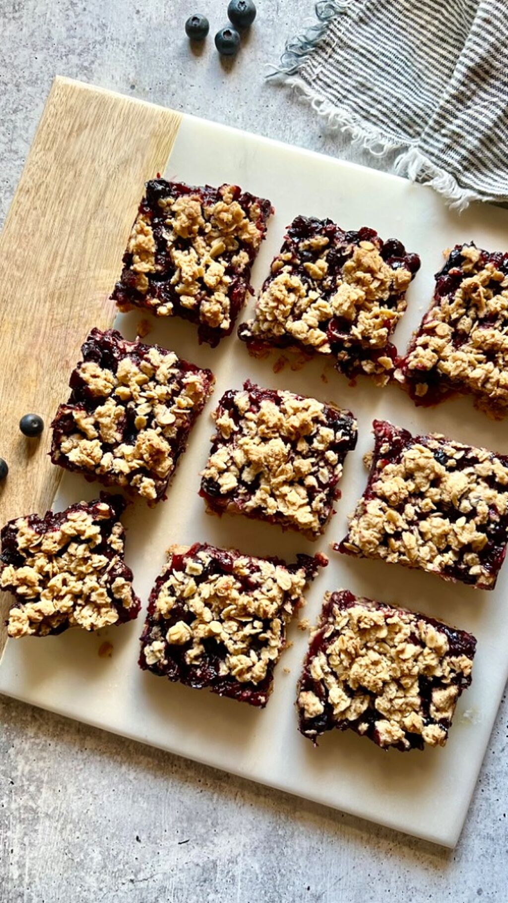 Jammy Blueberry Pie Bars (from The Real Food Table)