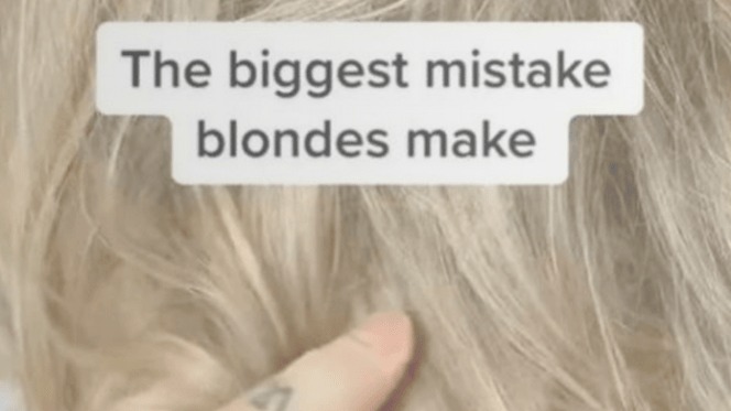 Women with blonde hair always make one big mistake