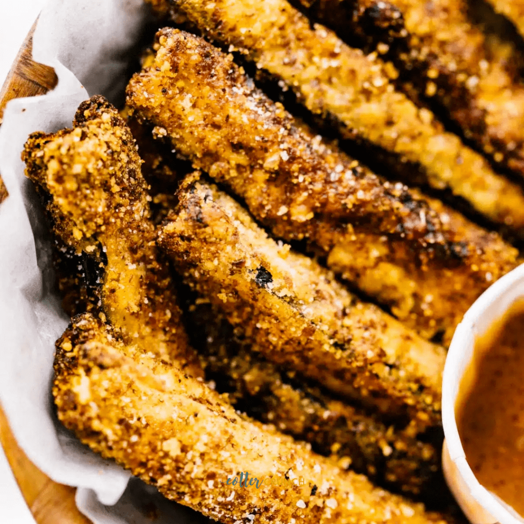 Air fryer zucchini fries 