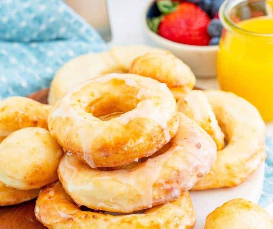 Air Fryer Copycat Krispy Kreme Donuts - Fork To Spoon