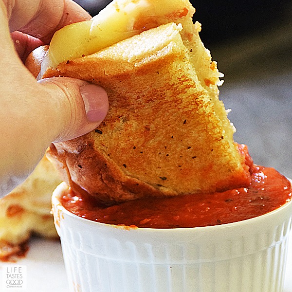 Mozzarella Stick Grilled Cheese Sandwich