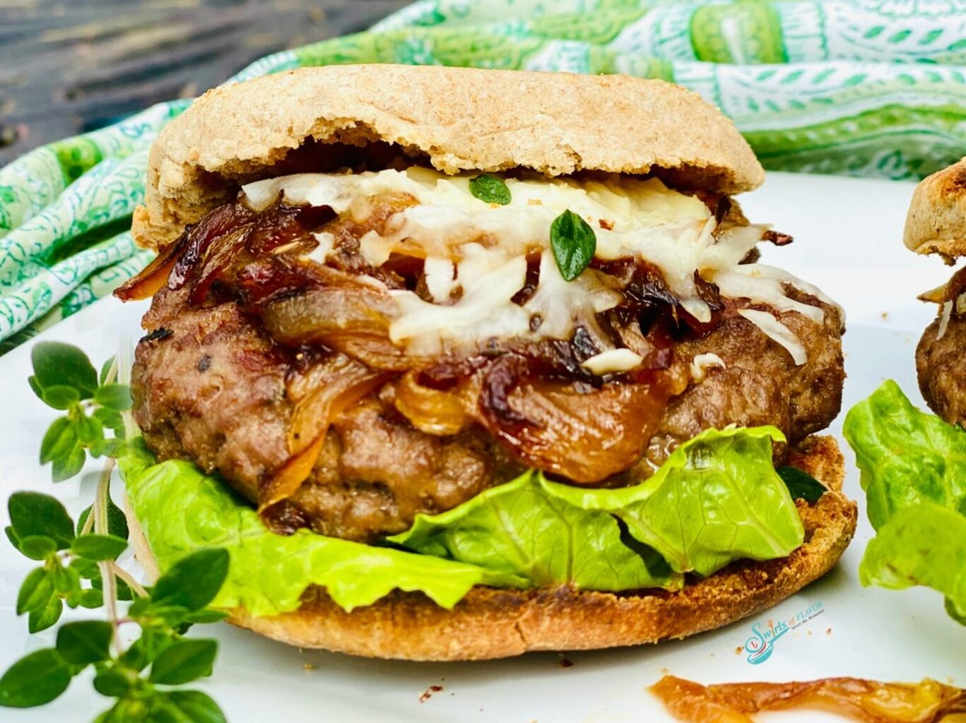 French Onion Burger