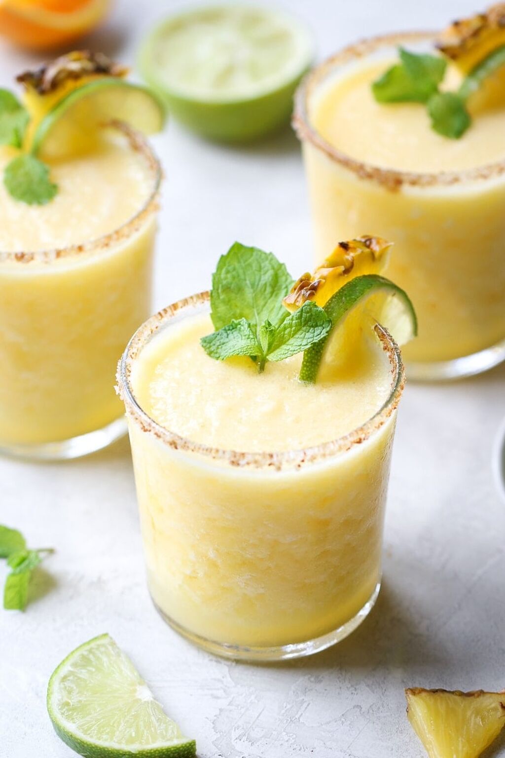 Frozen Pineapple Margaritas