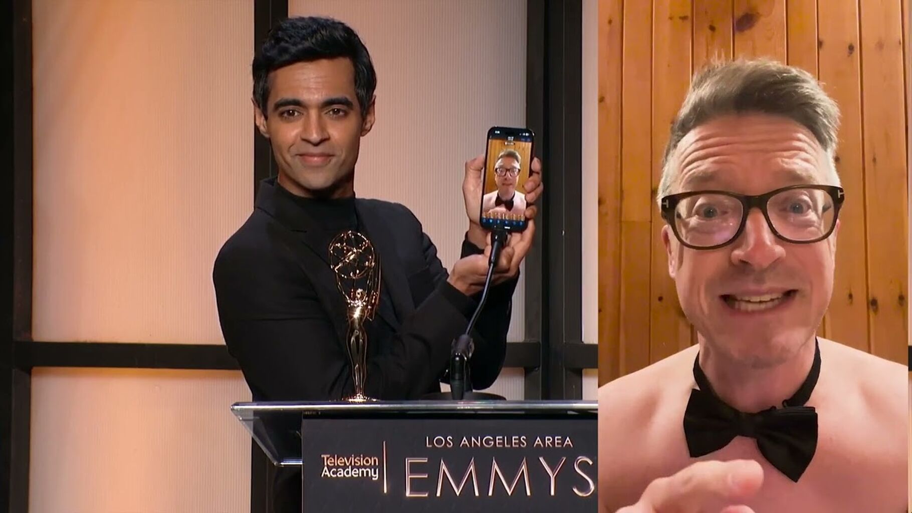 Rick winning an Emmy! 