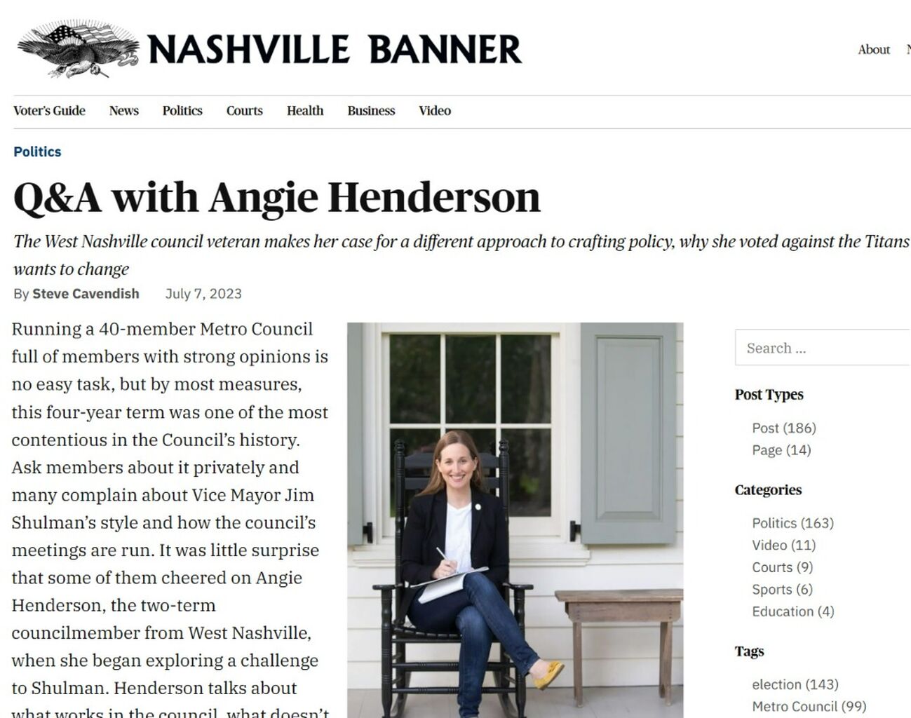 Nashville Banner Interview