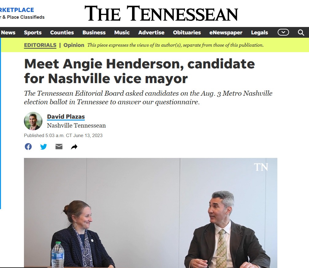 Tennessean Interview