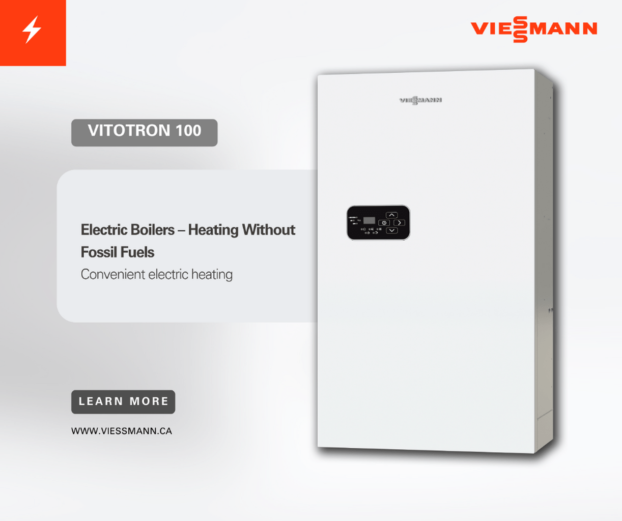 Electric Heating with the Vitotron 100