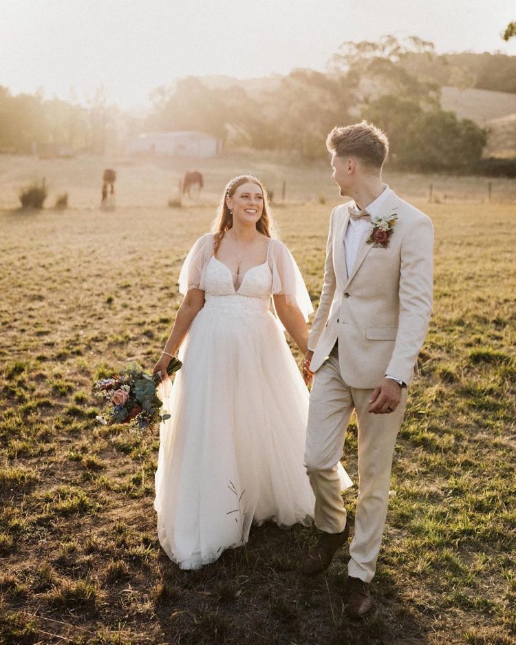 The glorious glow of golden hour at Fleurieu Cherries