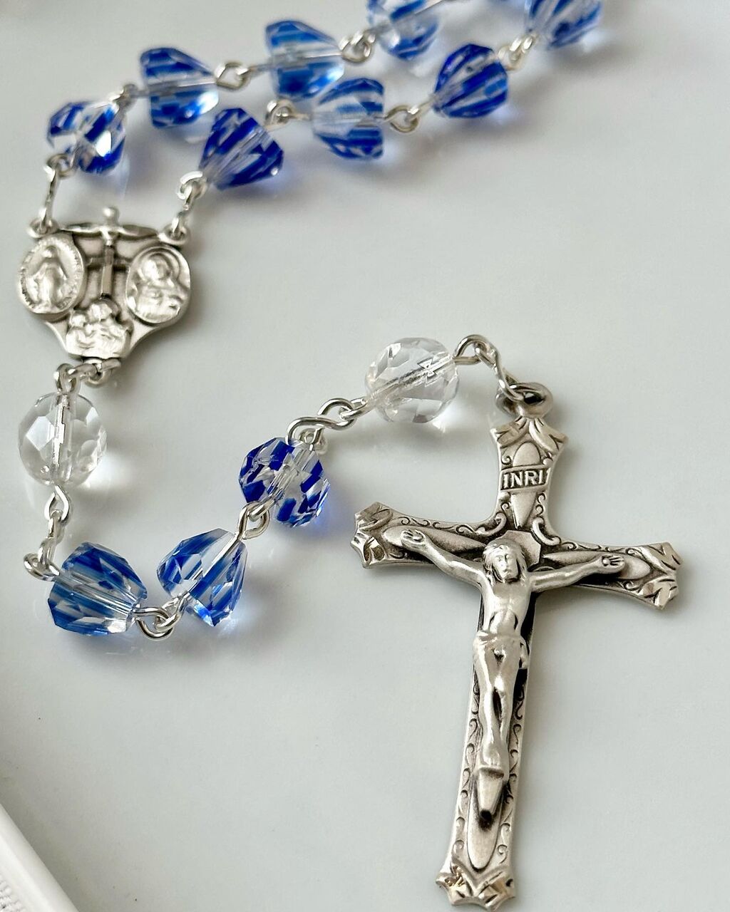 Mater Dolorosa Sterling Silver Rosary