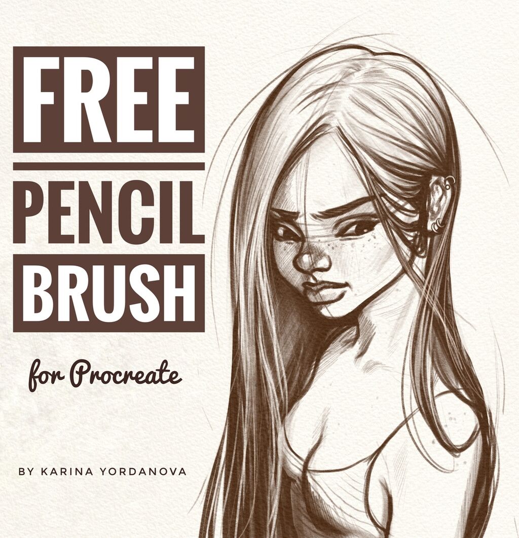 FREE PENCIL BRUSH (FOR PROCREATE)