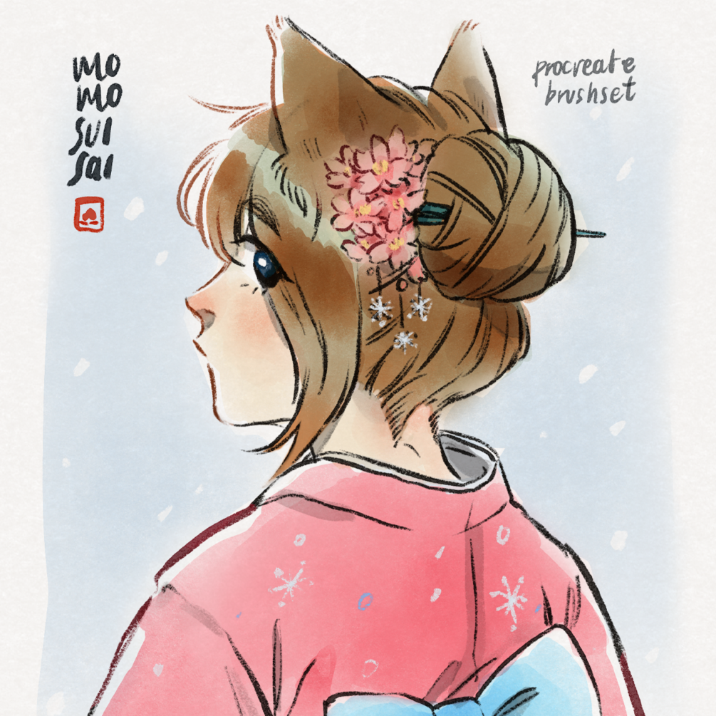 Momo Suisai - Procreate Brush Set