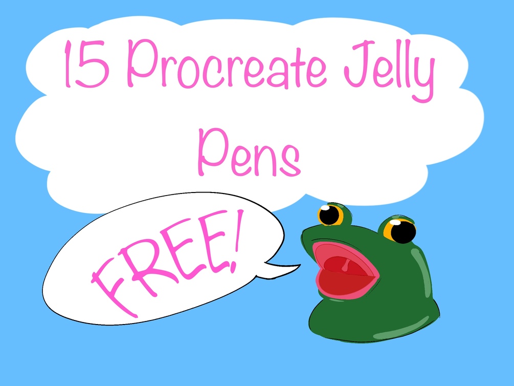 15 Jelly Pen Procreate Set 