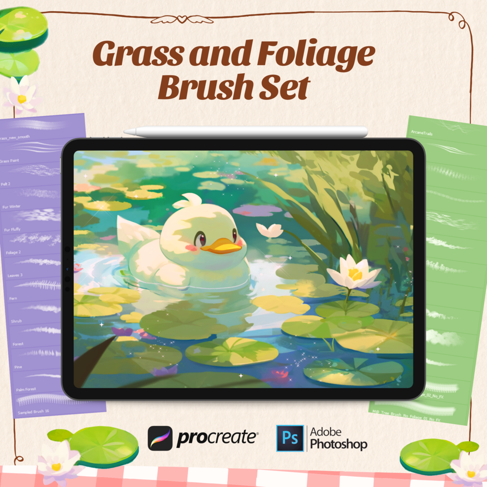 Duckie Grass and Foliage Brush Set Free Trial 