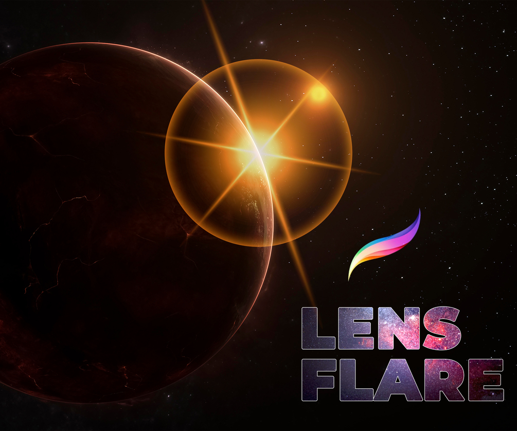 Lens Flare Procreate Brushes