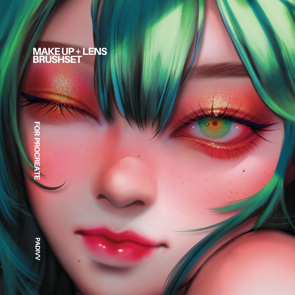 padivv Make Up + Lens Brushset for Procreate