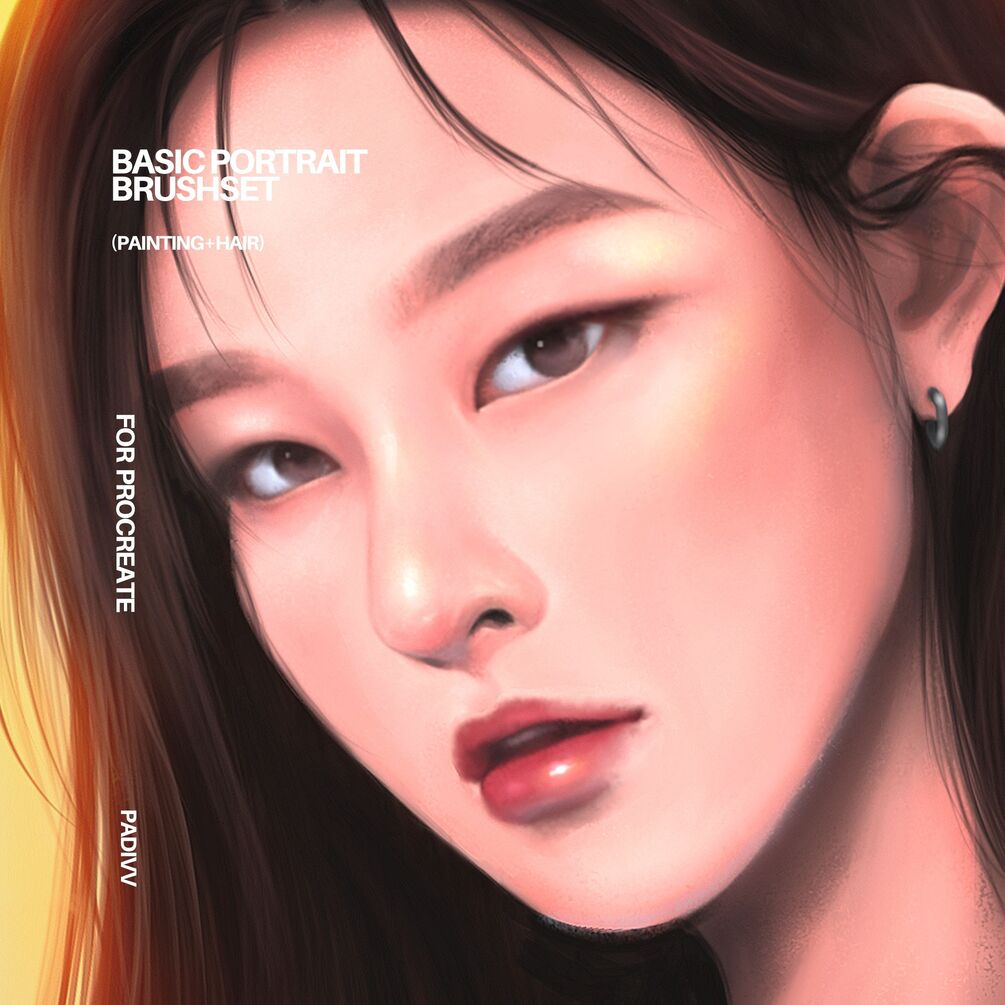 padivv Portrait Painting Brush Set for Procreate