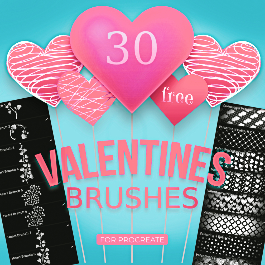 Taty's Valentine Brushes - Gift Set