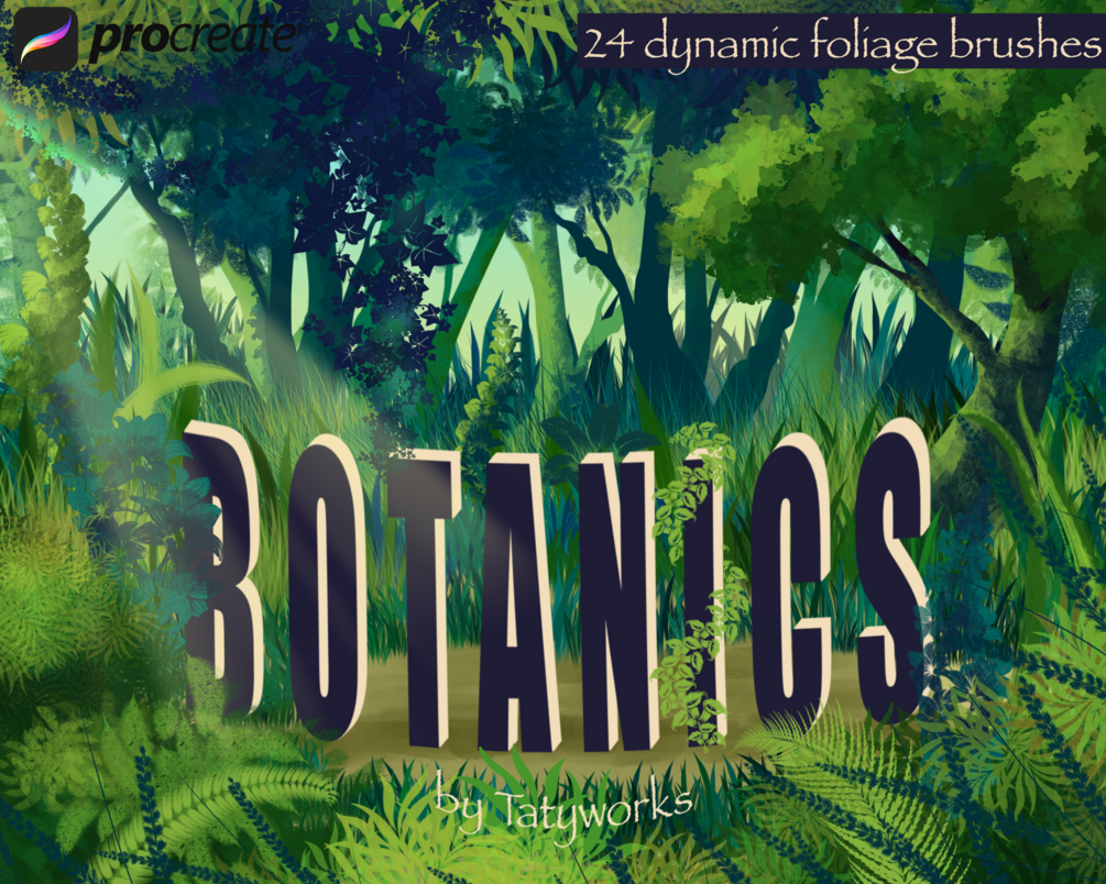 TatyWorks Botanics // 24 Brushes
