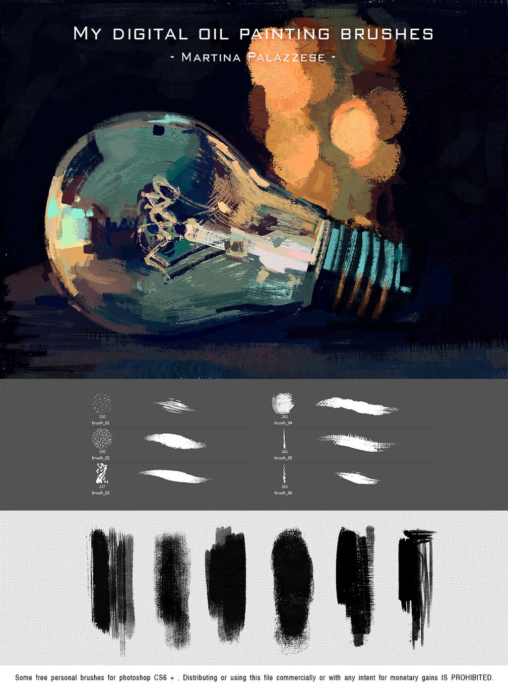  My digital oil painting brushes