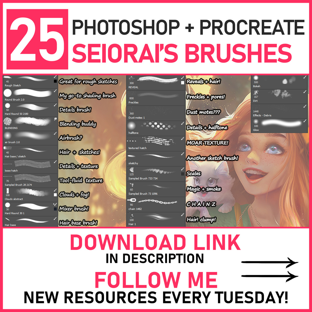Seiorai's Free Brushes
