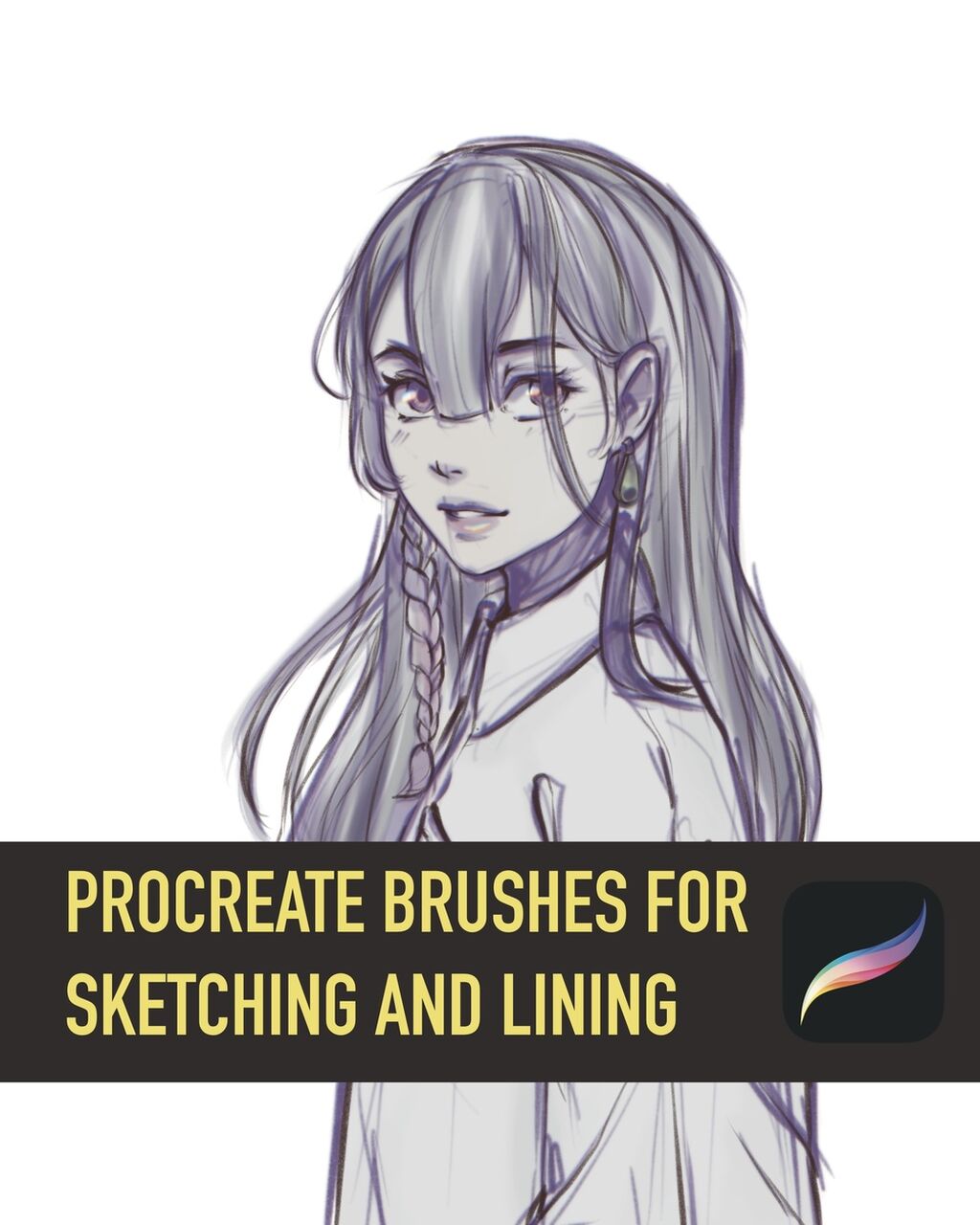 Sketch and Line Art brushes - Procreate
